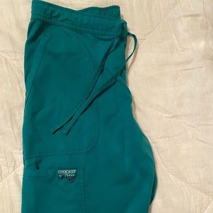 Hunter green Cherokee scrub pants